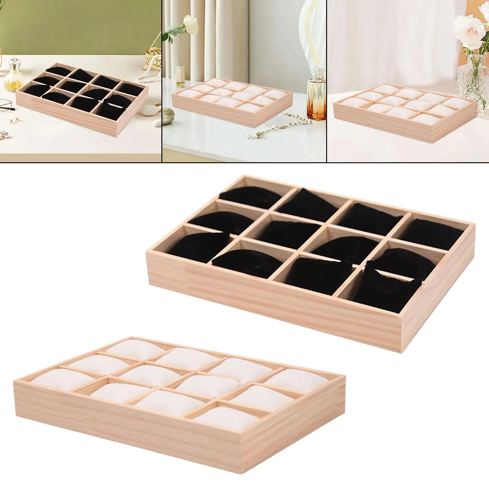 

Витрина для часов, держатель для браслета, коробка для ящика, деревянная рамка, многофункциональная