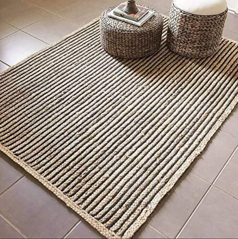 

Rug Jute & Cotton Handmade Living Modern Carpet Rustic Look Area Home Decor Rugs Area Rugs Prayer Mat Muslim