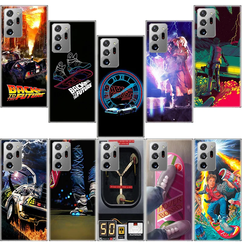 Back To The Future Phone Case For Samsung Galaxy S25 Edge S24 S23 FE S22 S26 Ultra S21 S20 S10 Plus Capa Soft