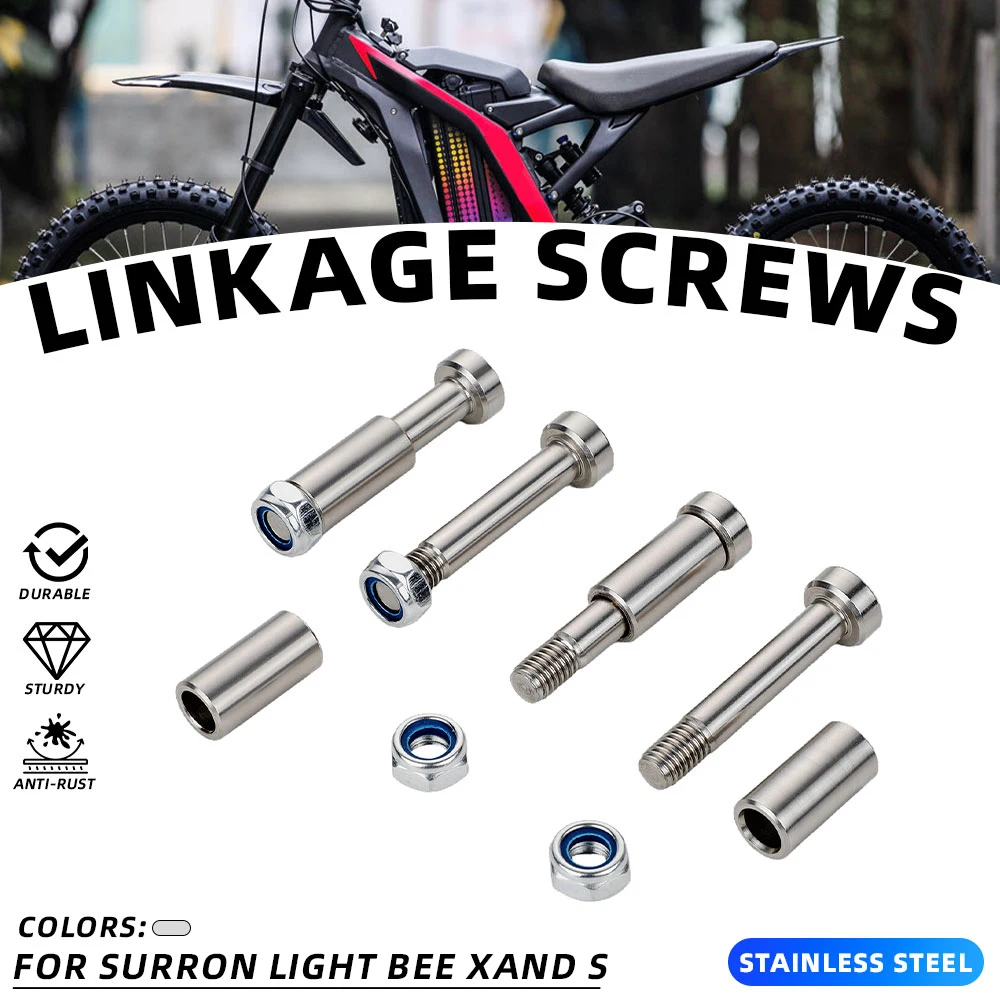Motorcycle Accessories Motorcycles Shock Absorber Linkage Screw Screws For Surron Light Bee X S Electric Bike Stainless Steel