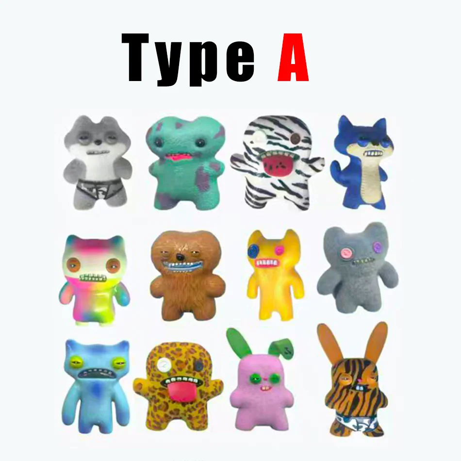 Originele Fuggler Figuur Speelgoed Blind Box Grappige Lelijke Tand Monsters Fugglers Action Beeldje Collectible Model Poppen Gift Kids