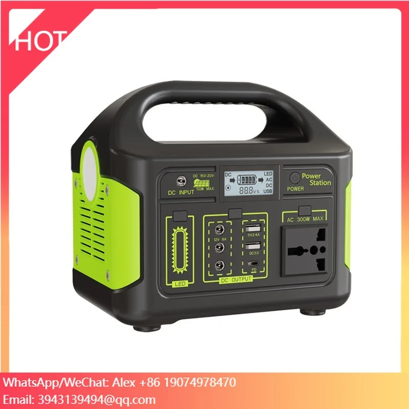 

Портативная уличная мобильная электростанция 300 Вт/220 В, большая емкость, для автопутешествий, кемпинга, экстренных ситуаций и домашнего использования