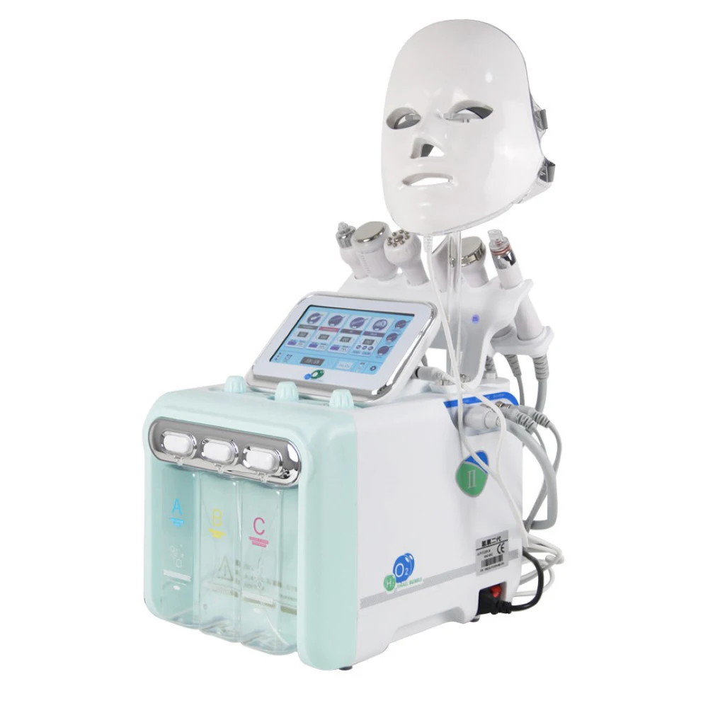 New 7 in 1 Hydrogen Oxygen Dermabrasion Machine Aqua Peel Beauty Facial Device Deep Cleansing Lifting Tightening Skin Care SPA