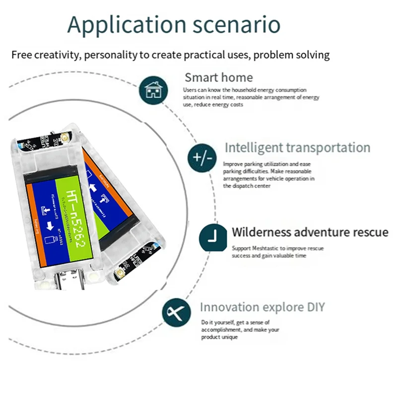 Pelacak Meshtastic Baru T114 V2 Nordic NRF52840 SX1262 Lorawan Lora UNTUK Arduino Posisi Devboard Daya Rendah-X62A