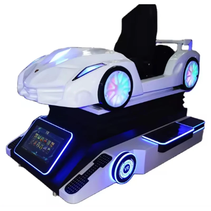 جديد VR Play Station Equipment Theme Amusement Park 9D Videos Gaming Chair Racing Simulator
