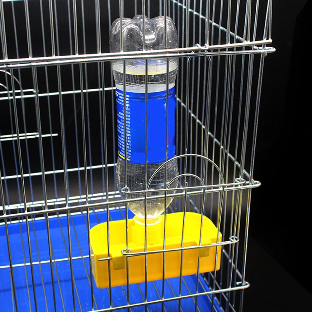 

4Pcs Parrot Water Dispenser Durable Birds Cage Accessories Practical Water Feed Tool for Doves and Birds Cage Waterers