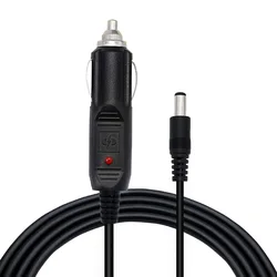 DC 5.5mmx2.1mm Male to 12V 24V Car Cigarette Lighter Male Cable DC Charger Extension Power Adapter Cable for Car Truck Bus etc.