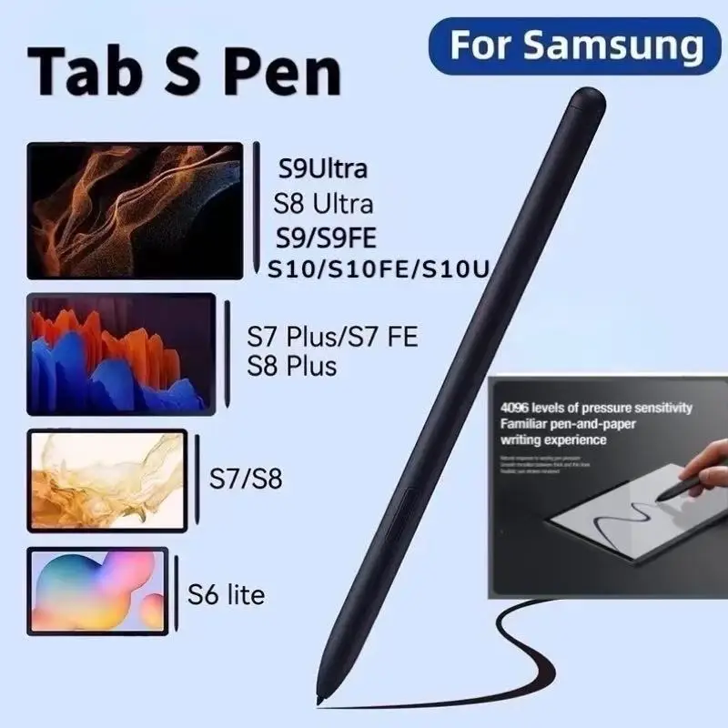 For Samsung S Pen for Samsung Galaxy Tablet S8 S7 FE S6 Lite S7+ S8+ S9 S9FE Tablet Pen Stylus  Touch Pen Without Bluetooth