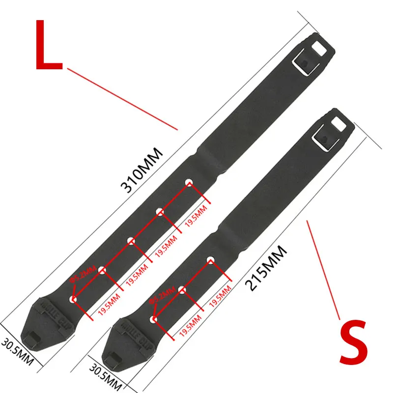 1piece Molle Accessory Connection Buckle K Sheath Waist Clip KYDEX Scabbard Carrying Clip K Sheath MOLLE Buckle with Screws