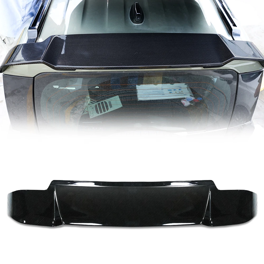 

Car Trunk Boot Wing Lip Tail Trim Real Carbon Fiber Rear Spoiler For LAND ROVER DEFENDER