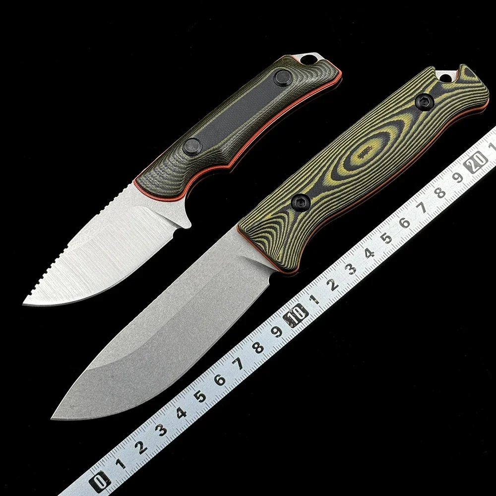 

BM 15017 15002 G10 handle Hunt Hidden Canyon Hunter Fixed Blade Knife Outdoor Camping Hunting Pocket EDC Tool Knife 15017-1