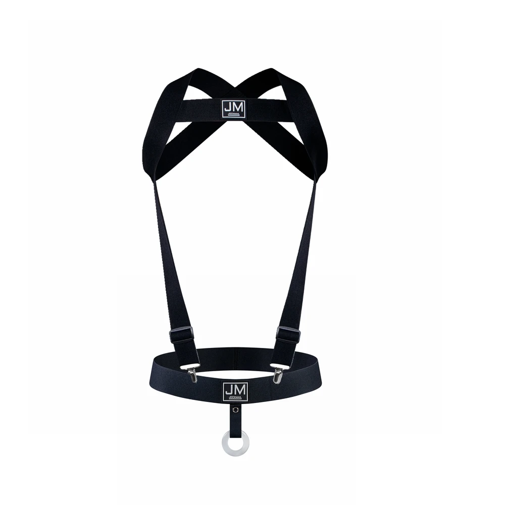 Body Harness Band Detachable Split-type Matching Men's Sexy Gay Underwear Detachable Soft Silicone O-Ring Thongs & G-Strings
