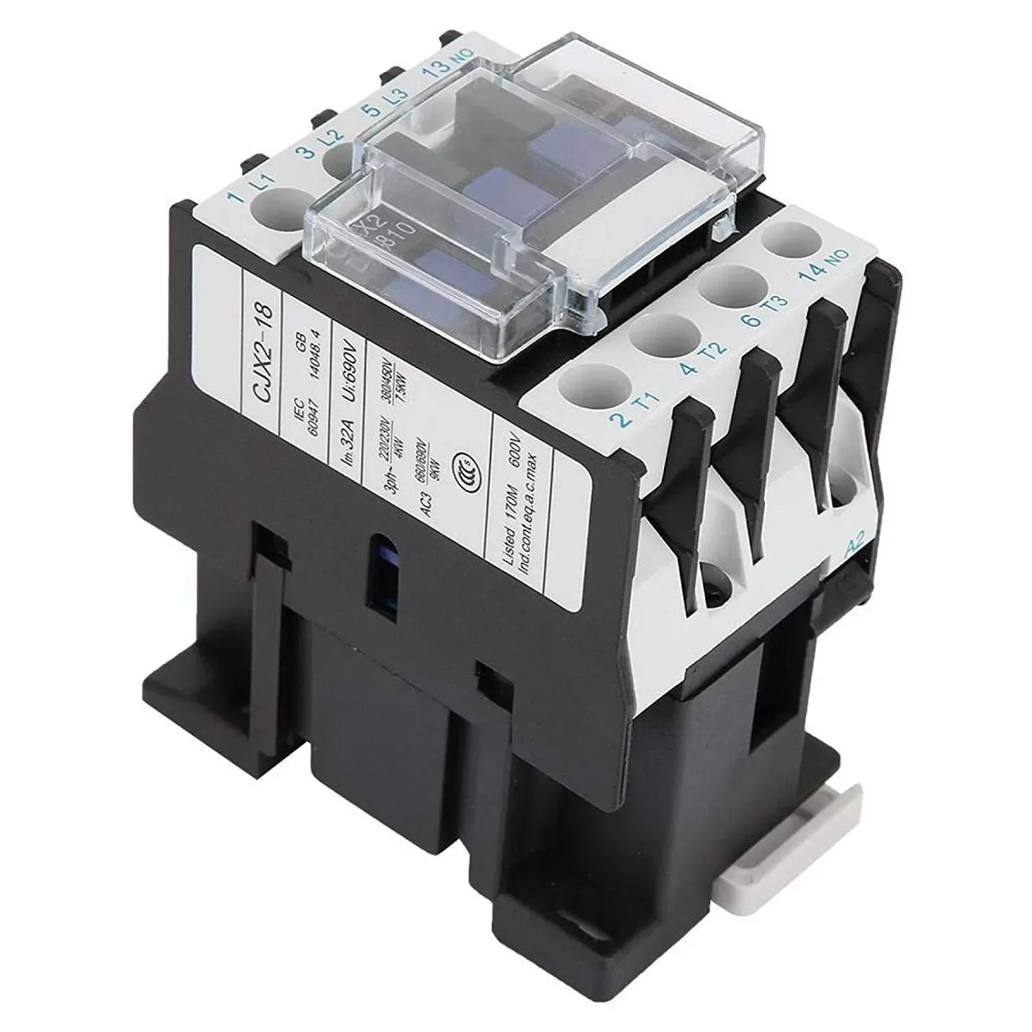 ACコンタクタCJX2-1810, DINレール産業部品,3極交換,24V AC, 32アンペア,50Hz, 660V,アクセサリ,新品