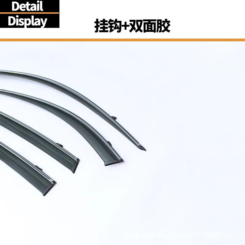 For BYD Seal U Rain Barrier Side Window Rain Board BYD Seal U 2020 + Window visor Wind & Rain Deflectors No-Drill Design