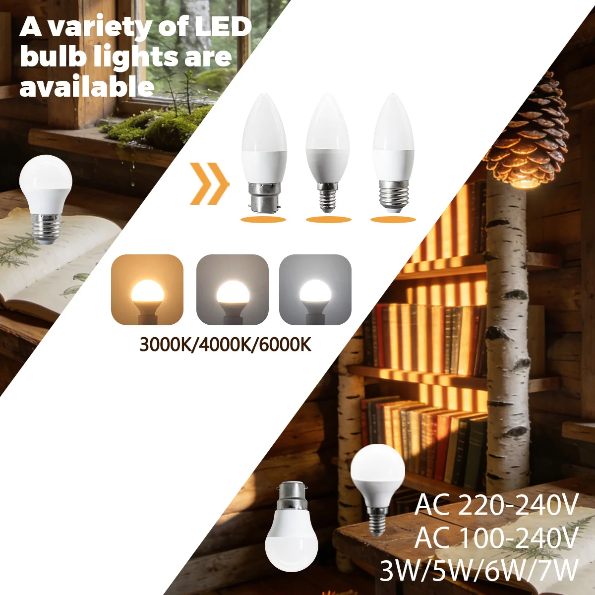 

10 шт. энергосберегающая лампа, светодиодная лампа, лампы-свечи E14 E27 B22, лампы ra80 +, теплое и холодное освещение для дома, гостиной, фойе