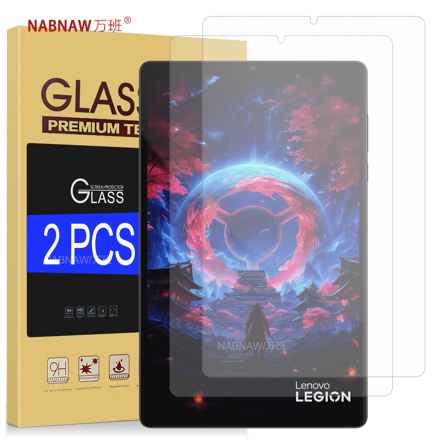 Auf dem Lenovo Legion Tab 8.8 Gen 5 Displayschutz aus gehärtetem Glas für Legion Tab Gen5 Gen4 Gen3 Gen2 8,8 Zoll schadenssichere Schutzfolie im 2er-Pack