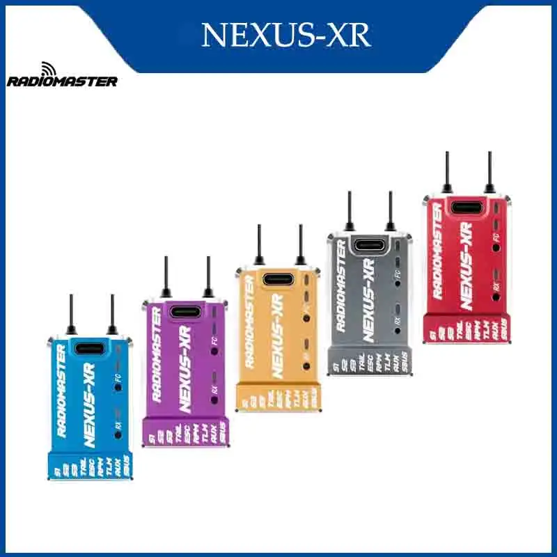 Radiomaster NEXUS-XR Helicopter Flight Controller Gyroscope ICM42688P Built-in Dual ELRS RX For FPV Fixed Wing Helicopter RC
