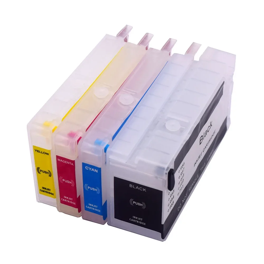 Refillable Ink Cartridge With Permanent Chip For HP 950 951 Officejet Pro 8100 8600 8630 8640 8610 8620 8680 8615 8625 8660