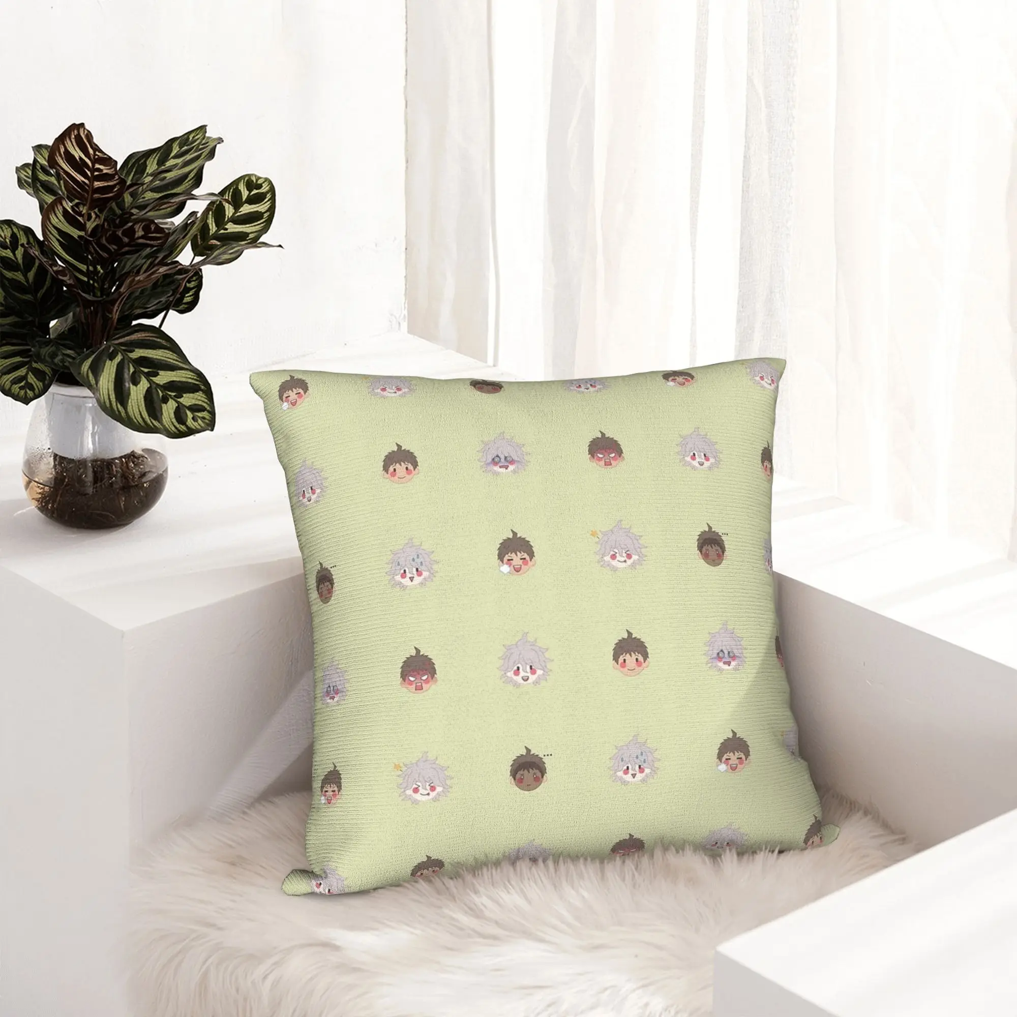 Nagito Komaeda Anime Pillowcase Printing Cushion Cover Gift Pillow Case Cover Bed Square