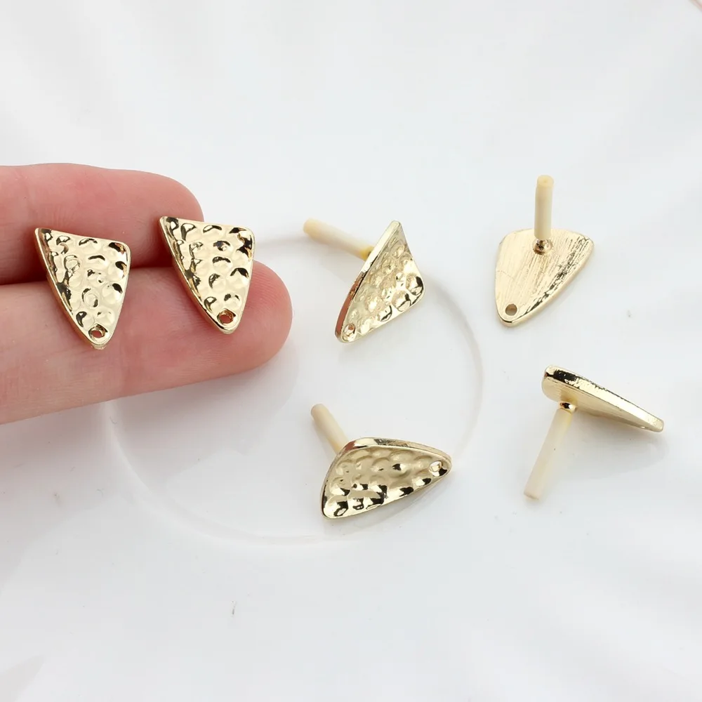 

Серьги-гвоздики ручной работы, 10 шт., 17x1 мм
