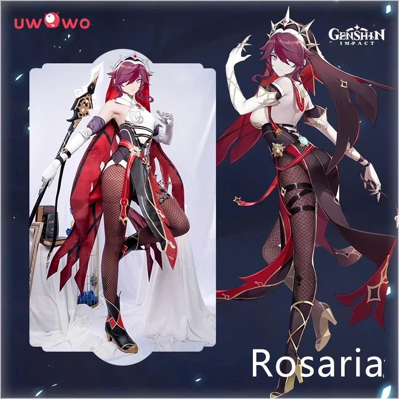 

SN66 В наличии UWOWO Genshin Impact Rosaria Косплей Игровой Костюм Платье Униформа Аниме Специально Для Хэллоуина Костюмы Wome2 @ w $
