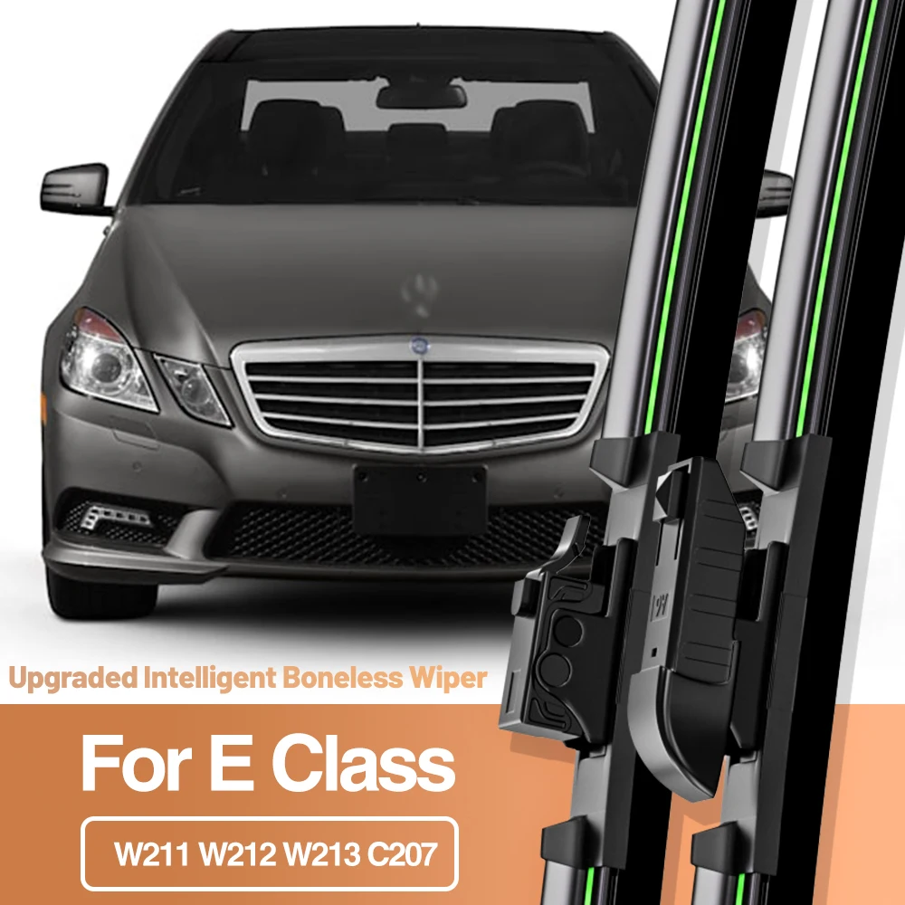 2 stücke Für Mercedes Benz E Klasse W211 W212 W213 C207 2002-2023 Frontscheibe Wischer Klingen Zubehör Windschutzscheibe fenster