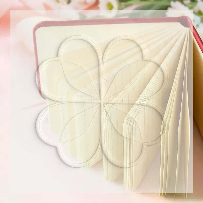 Vintage Rose Journal Loose Leaf Notebook Retro Line Style Thick Blank Paper 3 Colors for Travel Memory Recording Writing