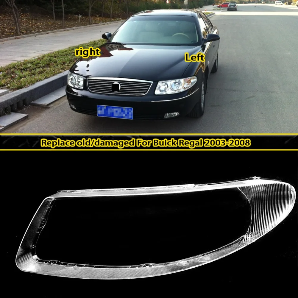 

For Buick Regal 2003 2004 2005 2006 2007 Headlamp Shell Transparent Headlight Cover Lamp Shade Lampshade Lens Plexiglass
