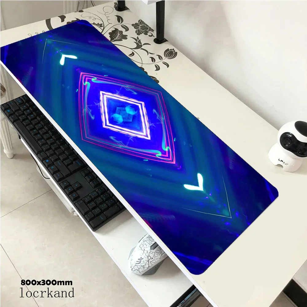 Light Abstract mousepad big gaming mouse pad pc computer 800x300x3mm gamer accessories mat Fashion laptop desk protector pads