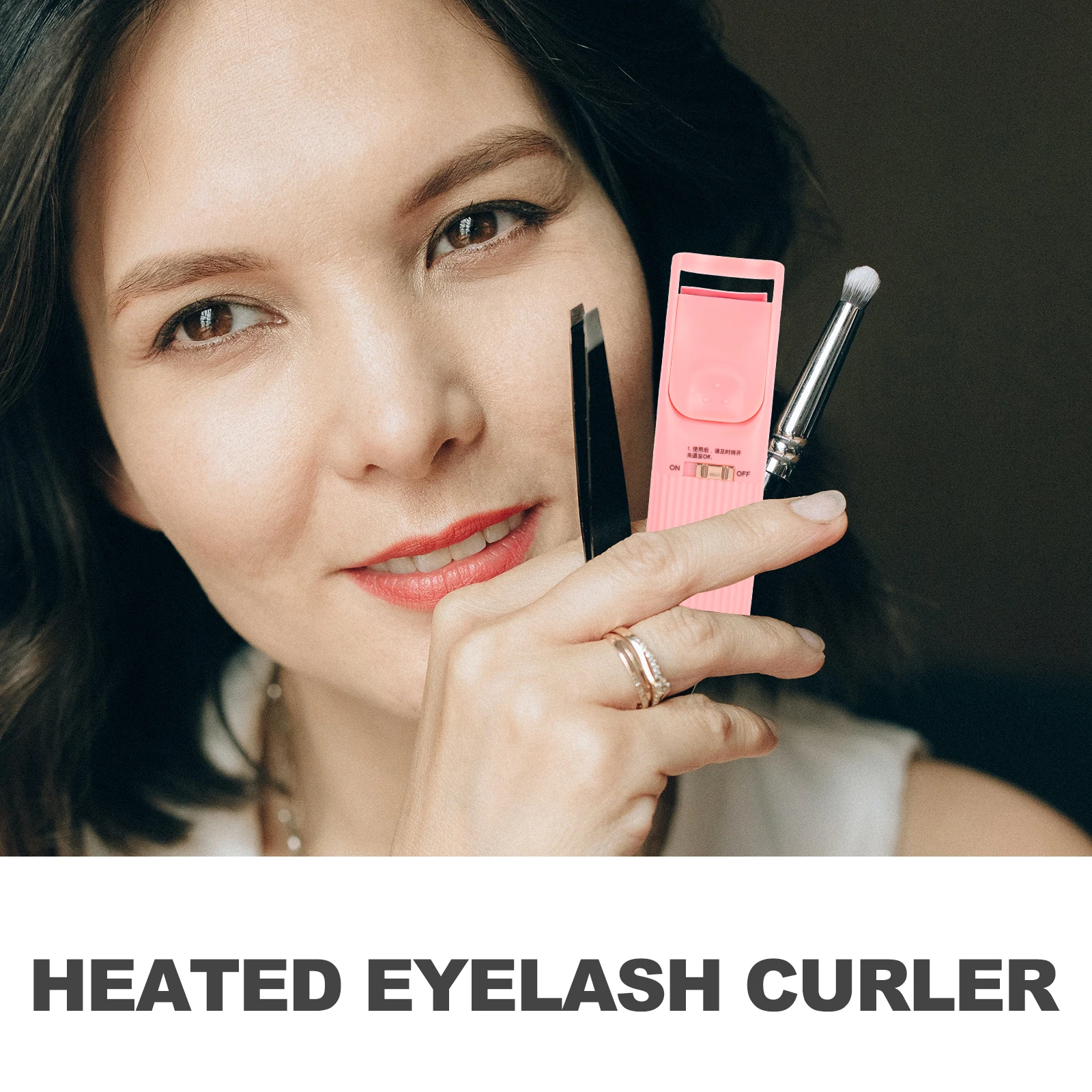 

Professional Heated Eyelash Curler Quick Fast Heating Travel Portable Lash Curling Machine For Women Natural Long-Lasting Curls