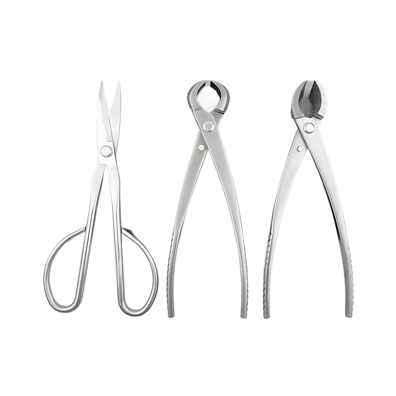 Bonsai Tools Set 3PCS Bonsai Tree Tools Concave Cutter Scissors For Precision Trimming Plant Care Trimming Kit