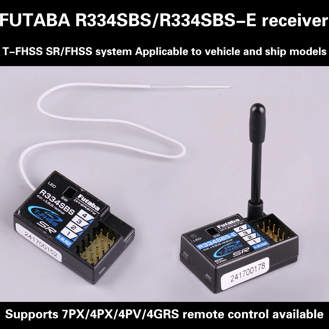 NEW R334SBS-E / R334SBS 4-Channel Receiver S.Bus2 Super Response T-FHSS For Futaba Telemetry Receiver