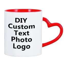 Fai da te immagine personalizzata ceramica tazze da caffè foto di famiglia Design tazza testo personalizzato tazze fai da te amici compleanno regalo creativo novità