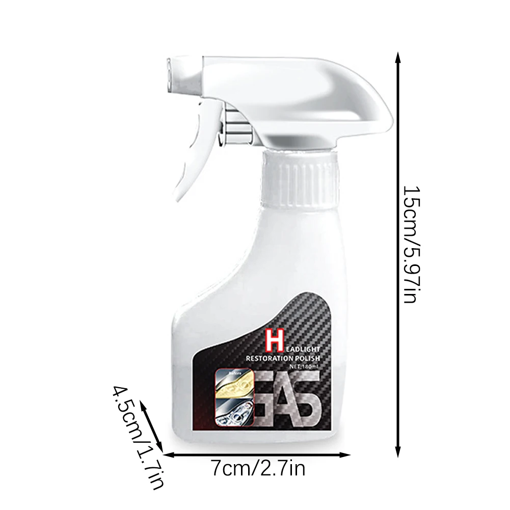 Restaurateur de lentilles de phares automobiles, liquide polonais multifonctionnel pour tous les phares