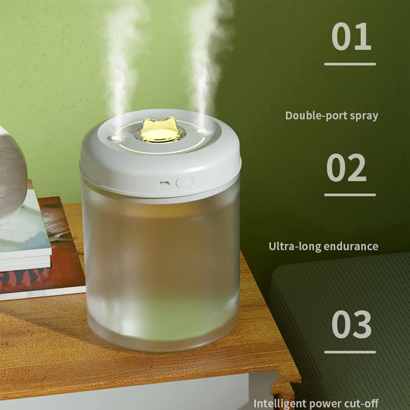 Humidificador ultrasónico USB, Difusor de aire aromático, luz calmante, aromaterapia, Difusor para el hogar