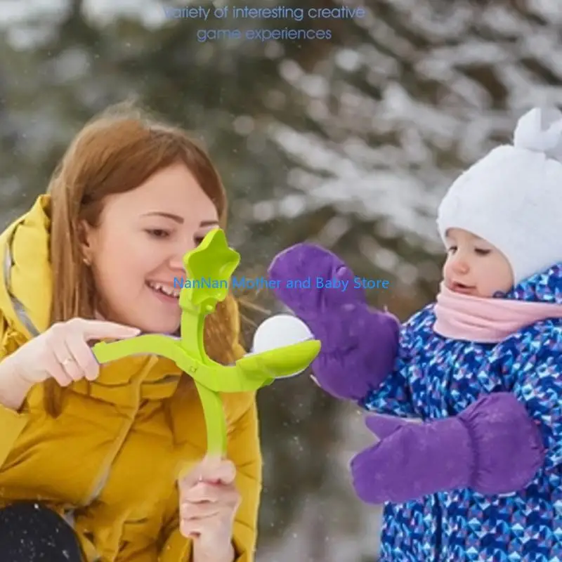 Śnieżki na zewnątrz klip śnieżnych zacisków