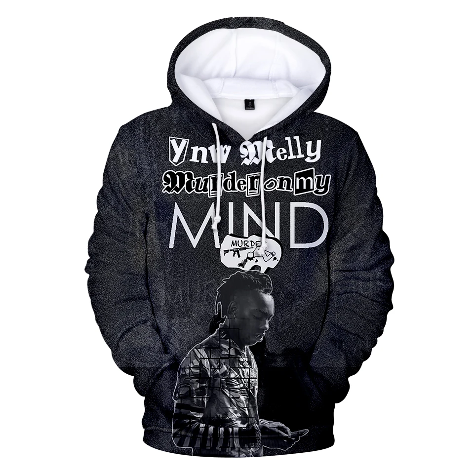 

YNW Melly Hoodies Men Women Print American Rapper Sweatshirt Hip Hop Harajuku Men 3D Print YNW Melly Hoodies Plus Size Coat