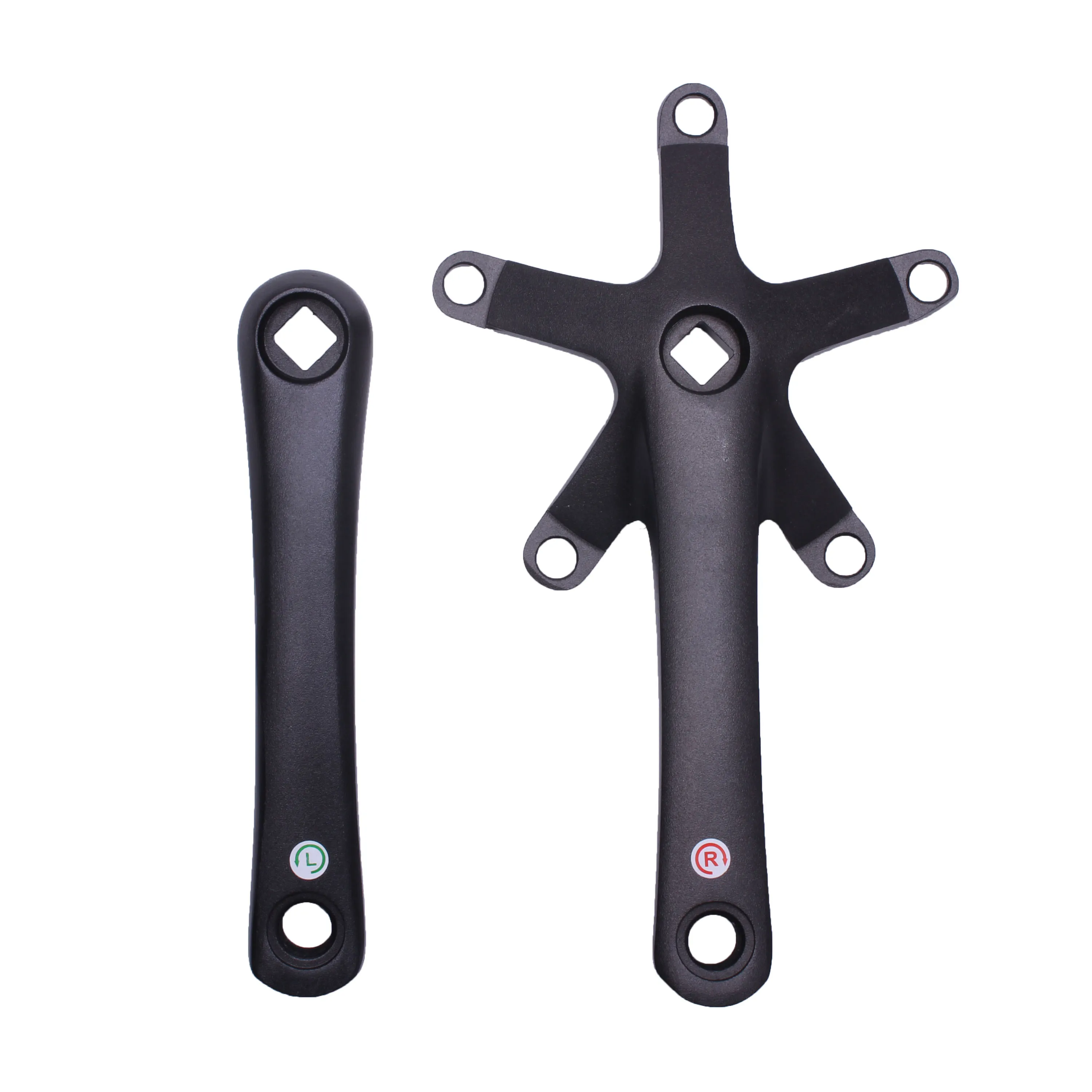 Alps2Ocean One Pair 152MM BCD 130MM Diamond Hole Bike Crank Arms for City Bike,MTB,Ebike,Belt Bicycle,Fixed Gear Bicycle