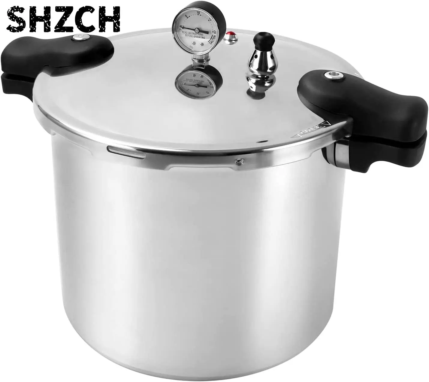 Aluminum 23-Quart Pressure Canner and Cooker With Pressure Control 90 KPA