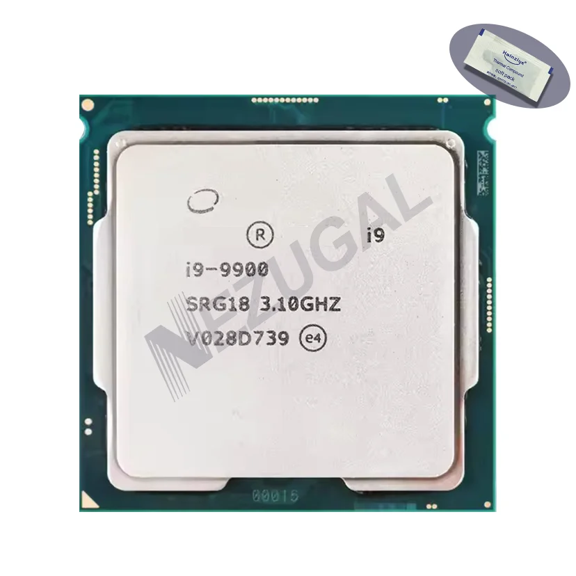 I9-9900 I9 9900 SRG18 3.10 fino a 5.00 Ghz processore CPU otto Core 16M 65W LGA1151