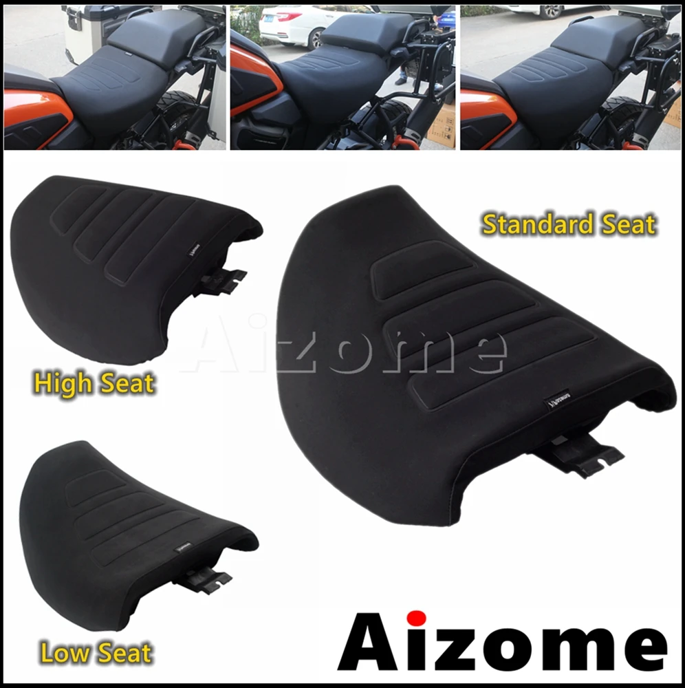 

Adjustable Height Motorcycle Seat Cushion Cover For Harley Pan America 1250 Soft Anti-slip Gel Pad Driver Rider Seat 2021-2024