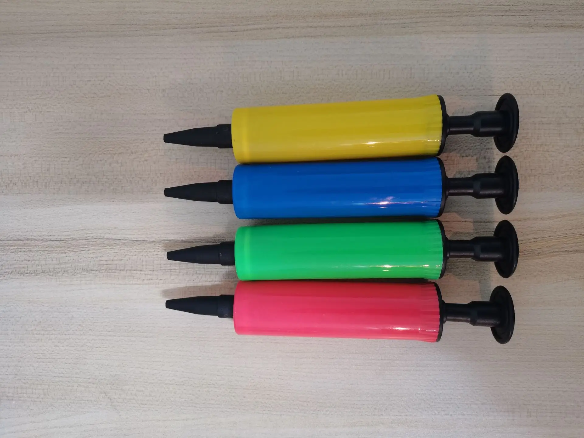 Tubo de inflação de balão, tubo de inflação de impulso manual, bomba de inflação, acessórios de jangadas de piscina de bola de anel de natação, tubo de inflação portátil