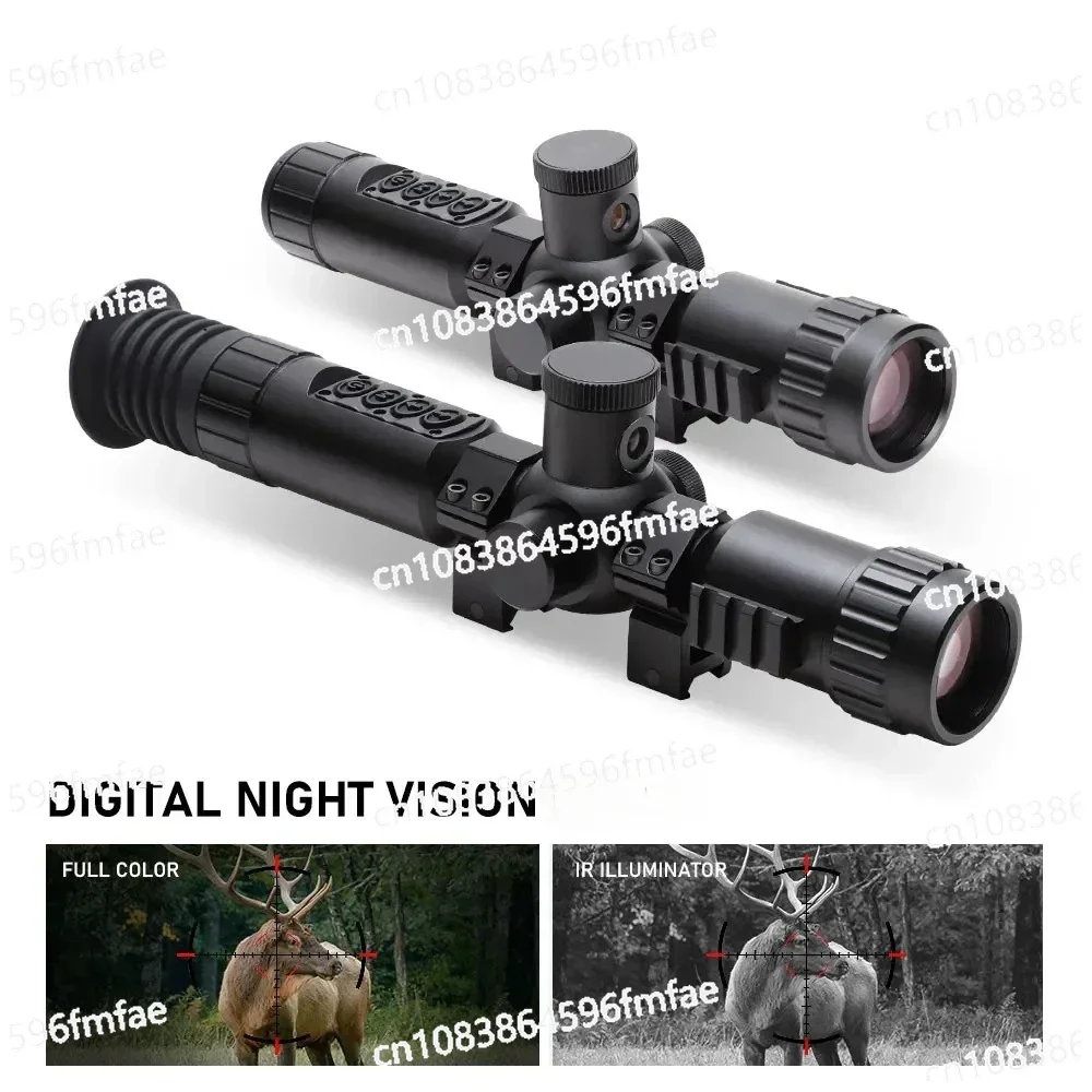 Night Vision Riflescope 7-19X Monocular Infrared Digital Sight for Hunting Wildlife Bird WatchingCamping Hiking GYJ40