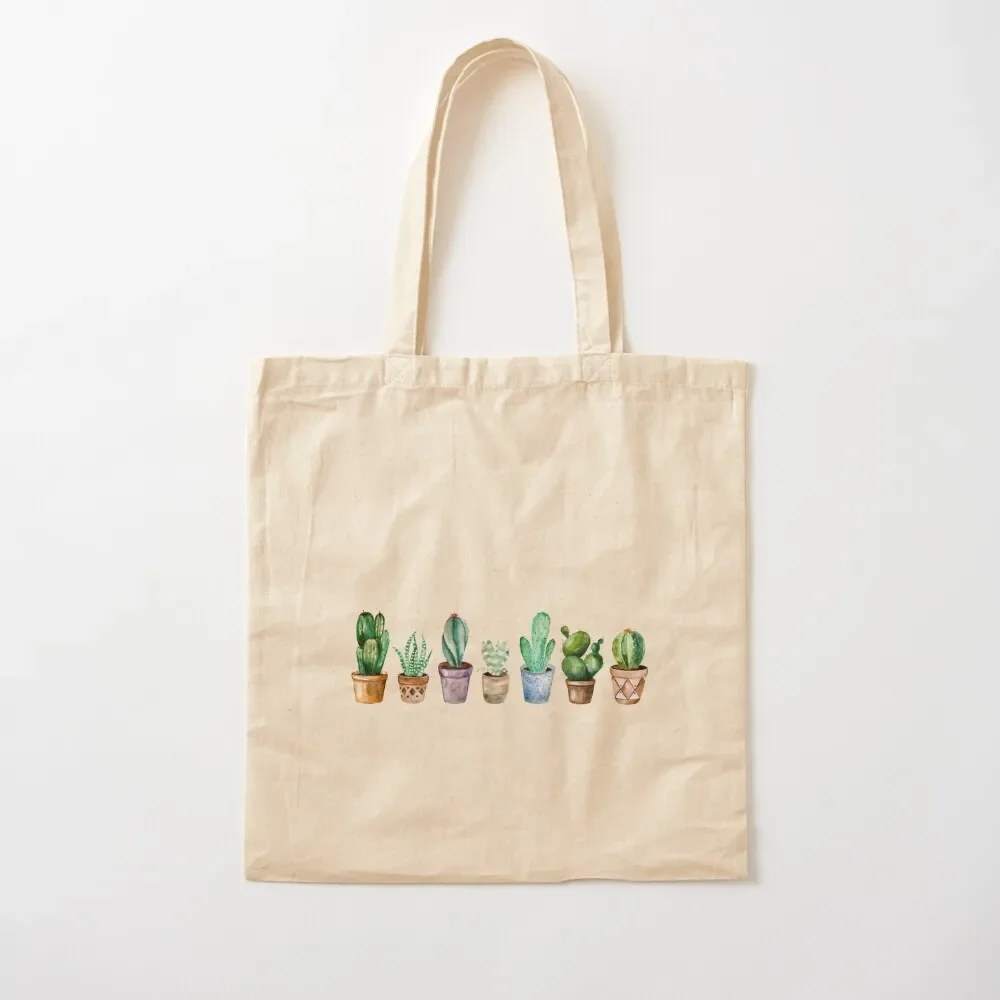 

Cactus and little plants Tote Bag Handbags shopping trolley bag Women's shopper cloth bag woman