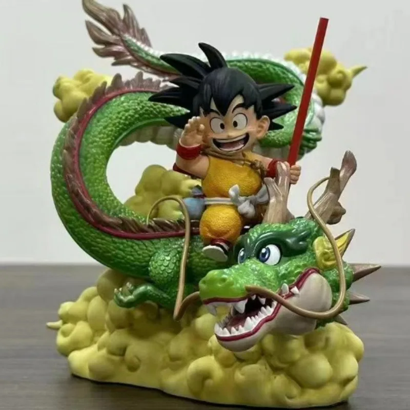 

15cm Dragon Ball Anime Figure Goku Divine Dragon Action Figures toys model Statue Collection Desktop decoration Pendant Kid Gift