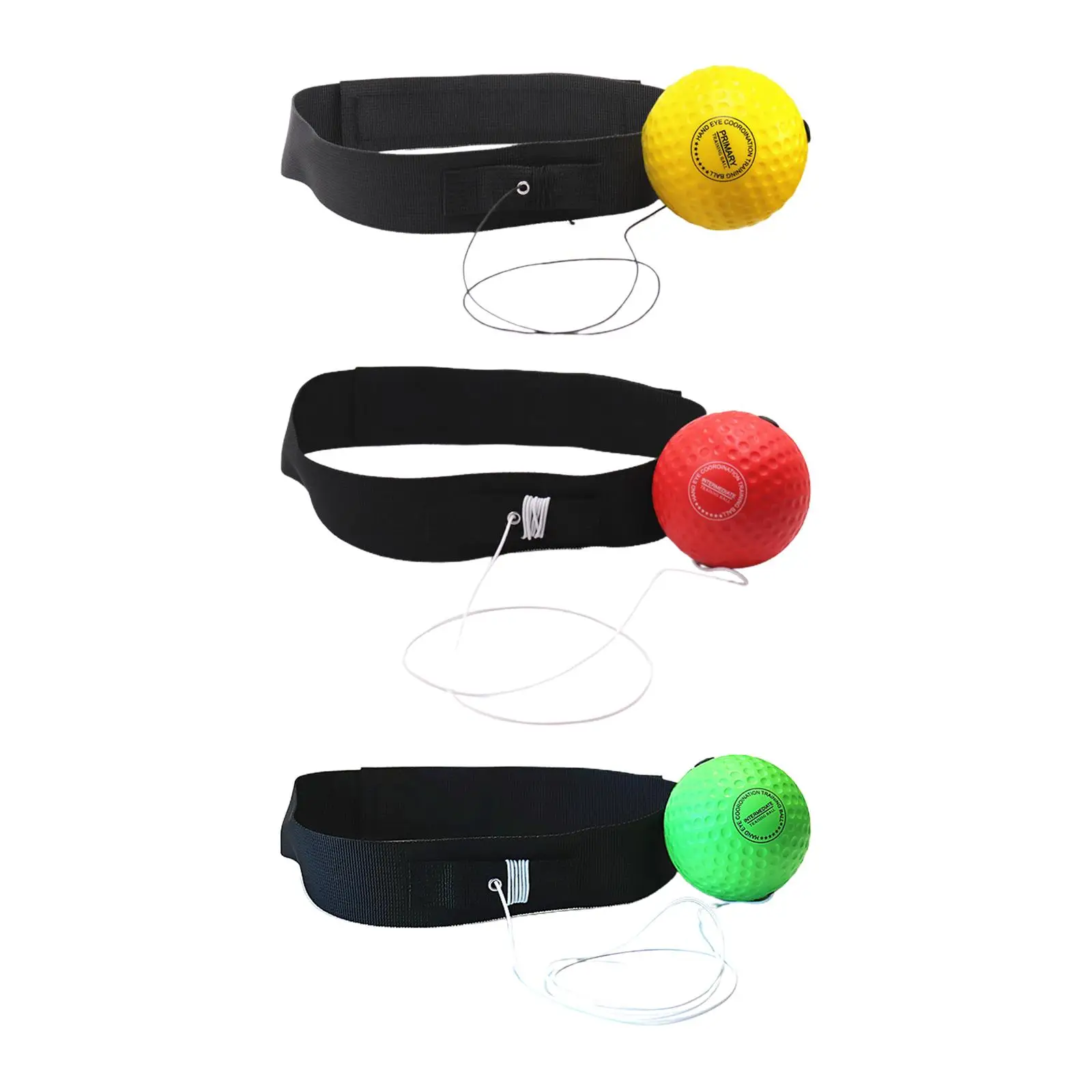 

2-4pack Boxing Reflex Ball Hand Eye Coordination Training Reflex Punching Fight