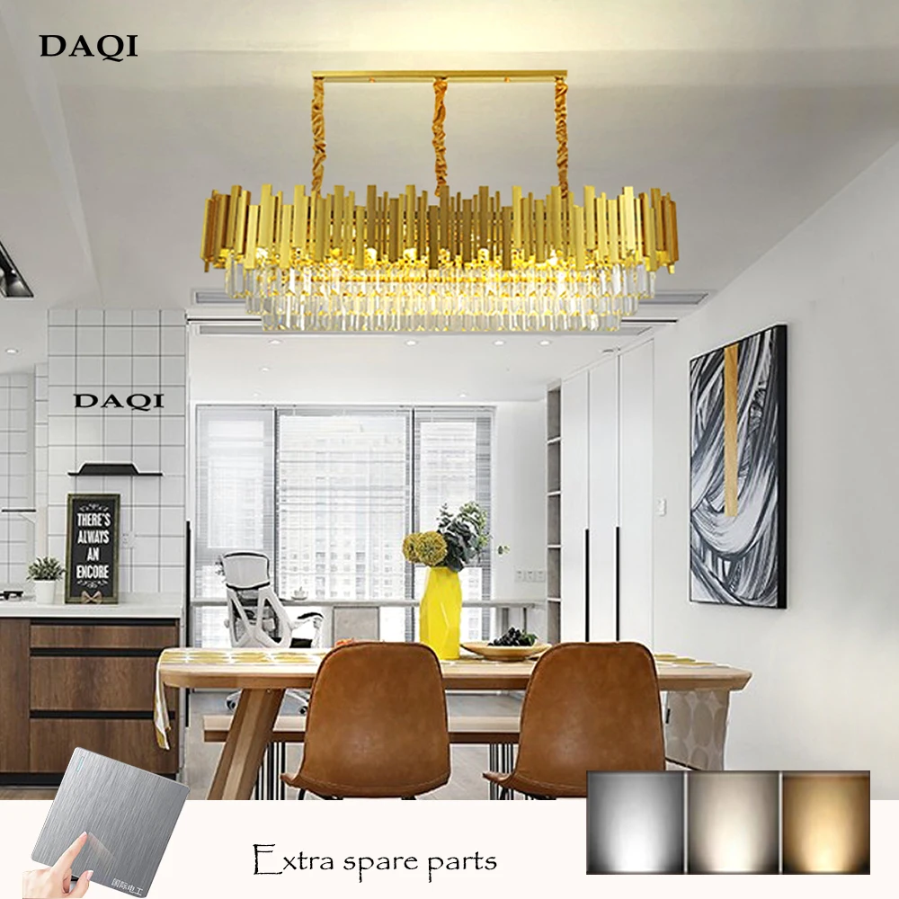 Modern crystal light bedroom crystal chandelier living room crystal lamp hotel restaurant lighting wholesale gold lamps