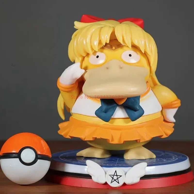 13cm Pokemon Psyduck Seemann Mond Figur Action Anime Figur Statue Minako Makoto Kawaii Modell Dekoration Auto Ornament Spielzeug Geschenk