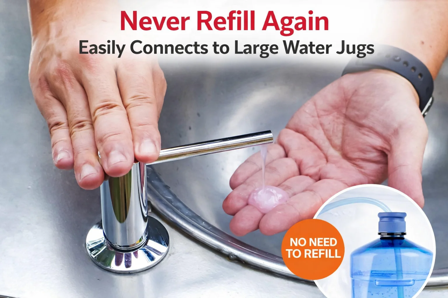 Liquid Soap Dispenser Pump Dishwashing Liquid Silicone Tube Under Deck Mounted Rubber Extension Hose Suitable For Kitchen Sink