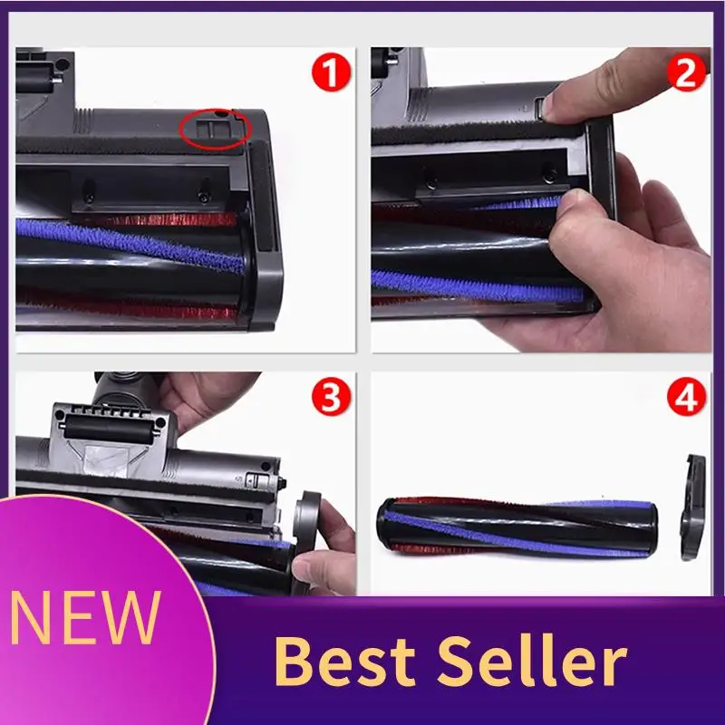 

A01M-LED мягкая роликовая чистящая головка для Dyson V7 V8 V10 V11, вакуумные насадки с подсветкой пыли и мусора для твердого пола